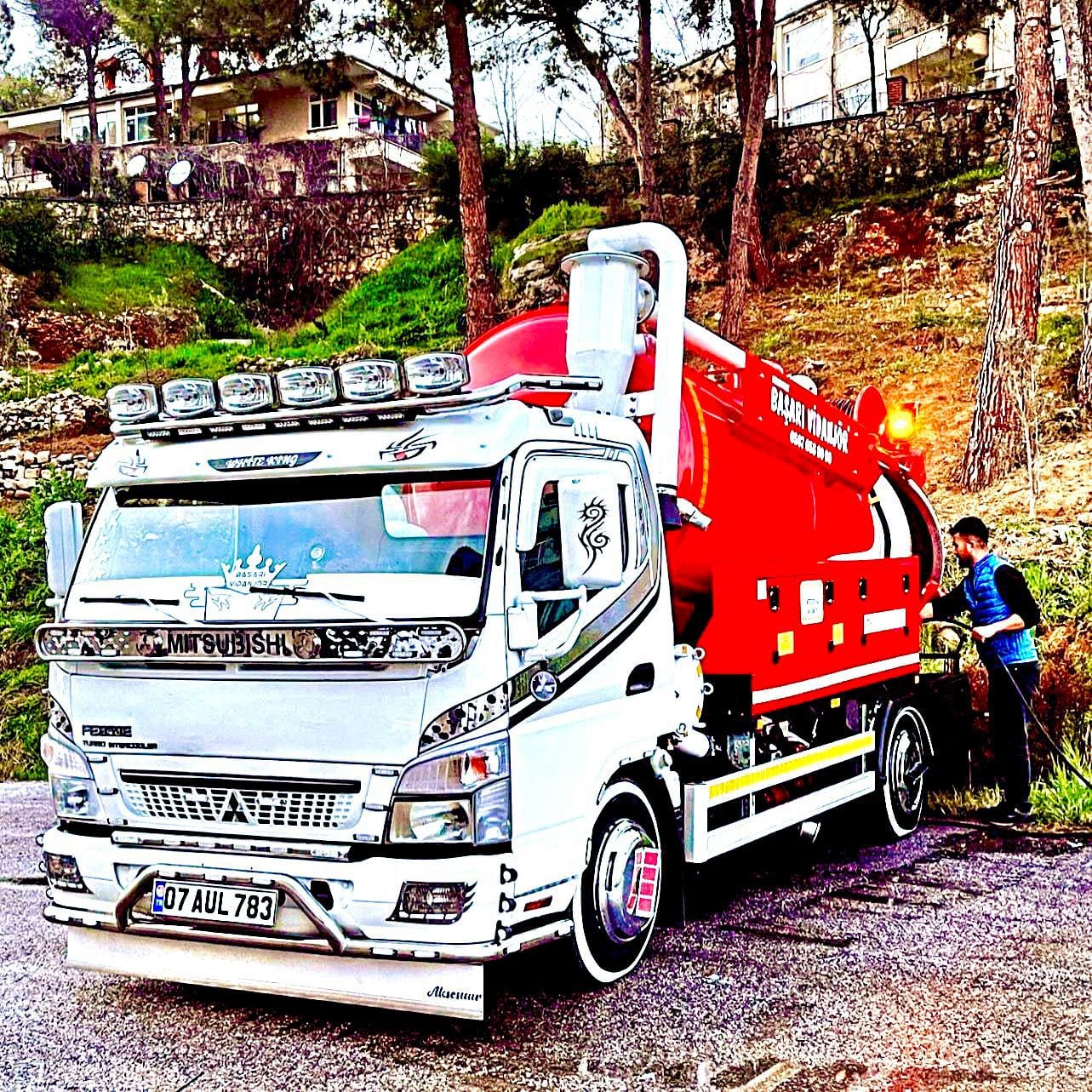 Vidanjör Tankeri — Kuka Kızıl — Alanya Vidanjör Başarı Vidanjör Araç Filosu